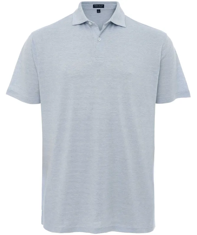 Peter Millar Harris Herringbone Knit Polo Shirt