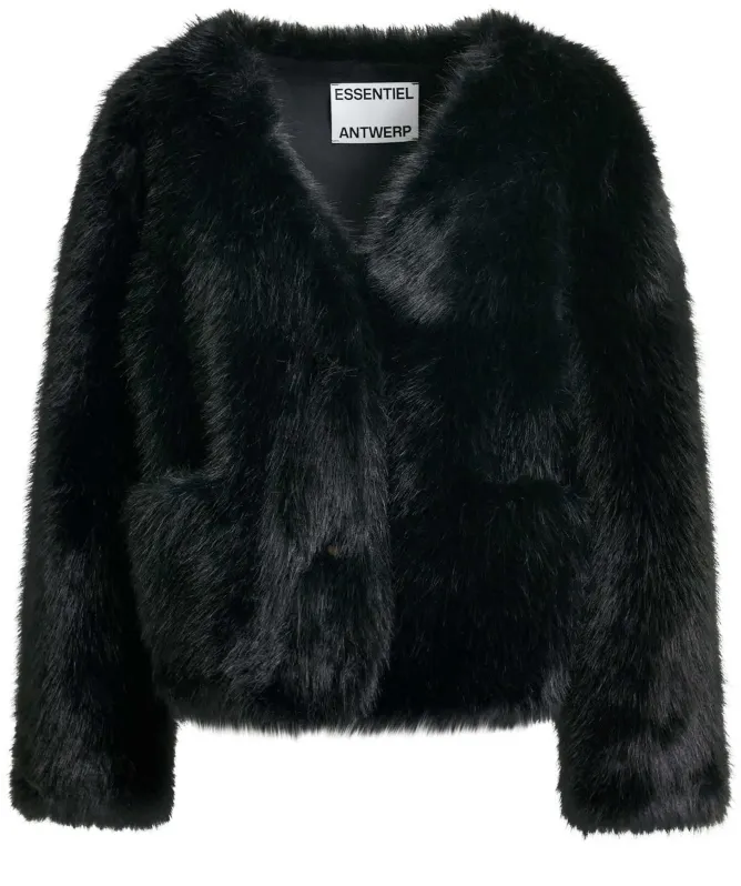 Essentiel Antwerp Ijacket Faux Fur Jacket
