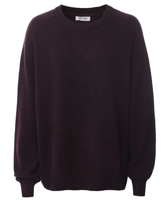 Soft Goat Boyfriend Crewneck Jumper