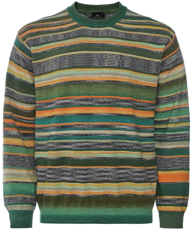 Paul Smith Striped Crew Neck Sweater