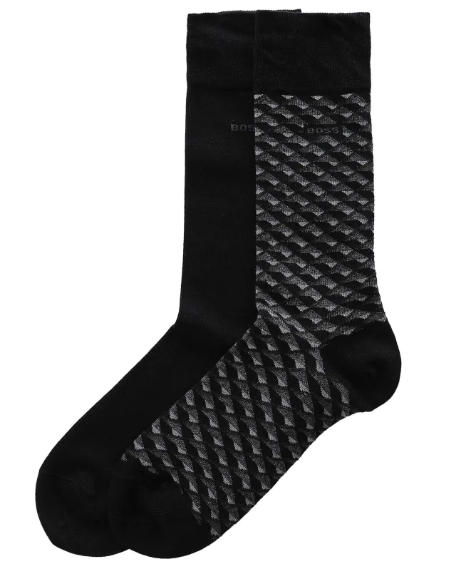 BOSS MINIPATTERN CC Socks 2 Pack