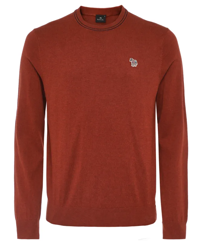 Paul Smith Zebra Badge Crew Neck Sweater