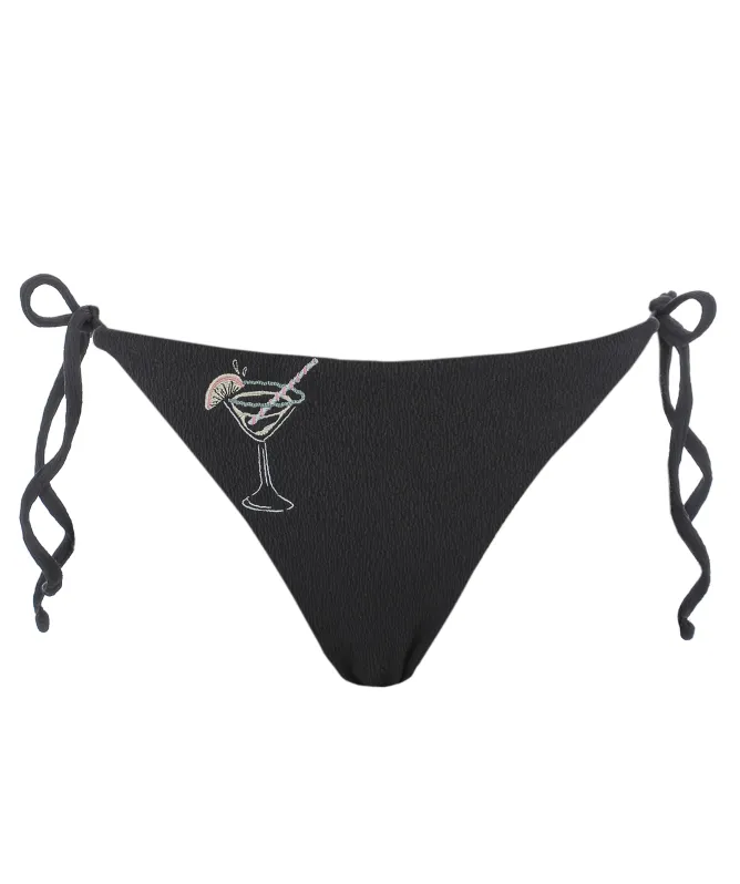 Chelsea Peers Embroidered Martini Bikini Bottoms