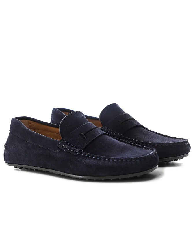 Hackett Suede Driver Loafers