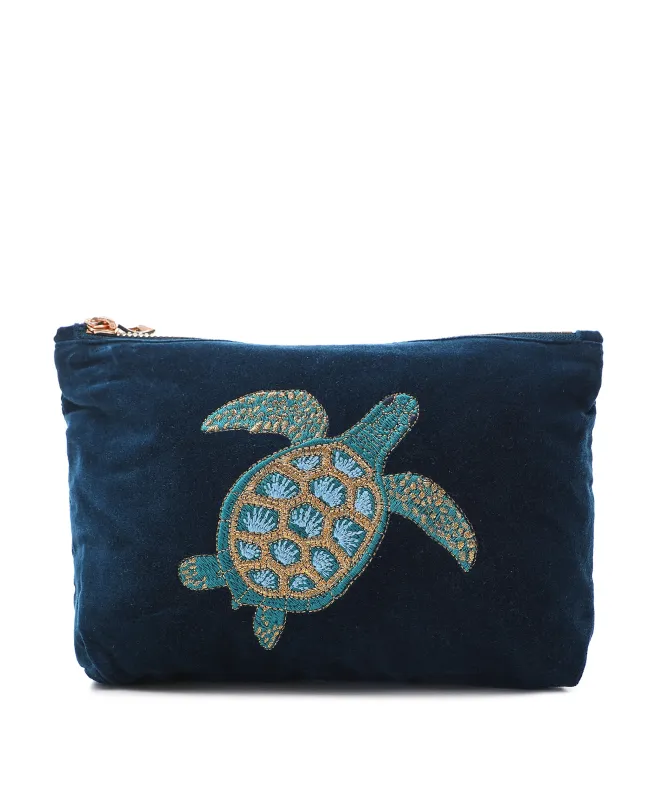 Elizabeth Scarlett Turtle Conservation Mini Pouch