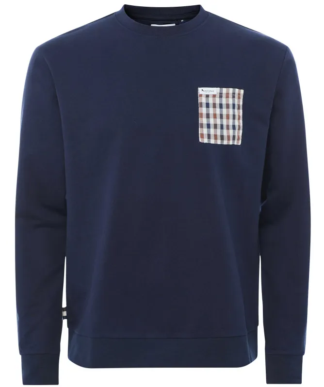 Aquascutum Check Pocket Sweatshirt