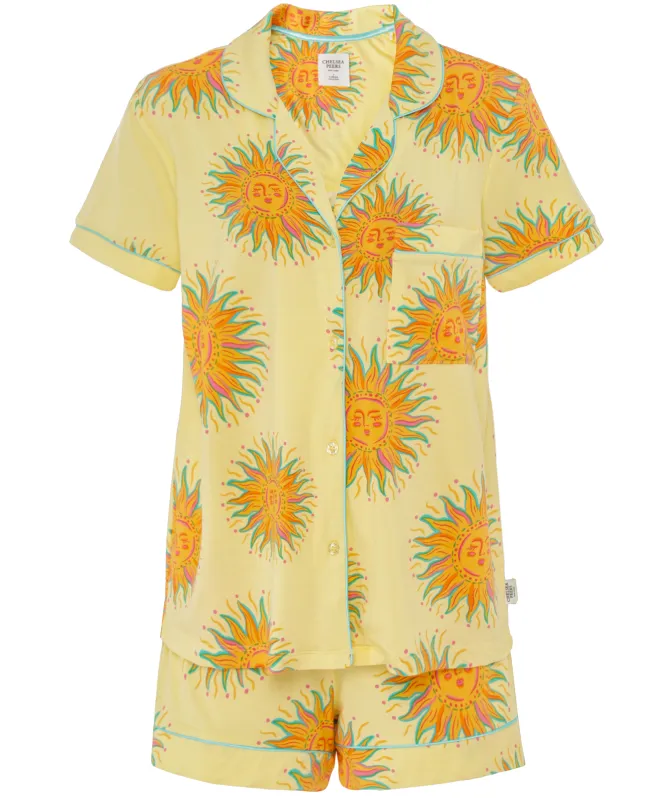 Chelsea Peers Sun Print Short Pajama Set