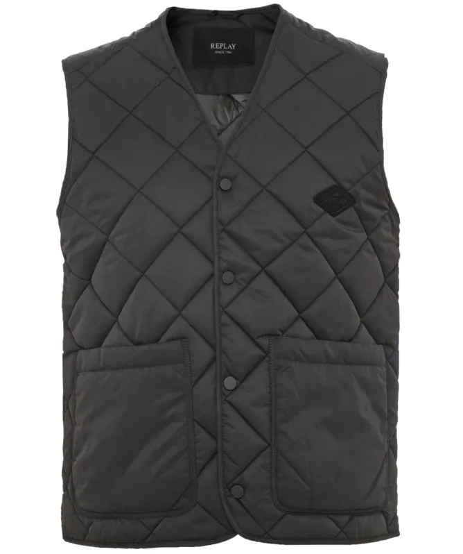 Replay Quilted Gilet
