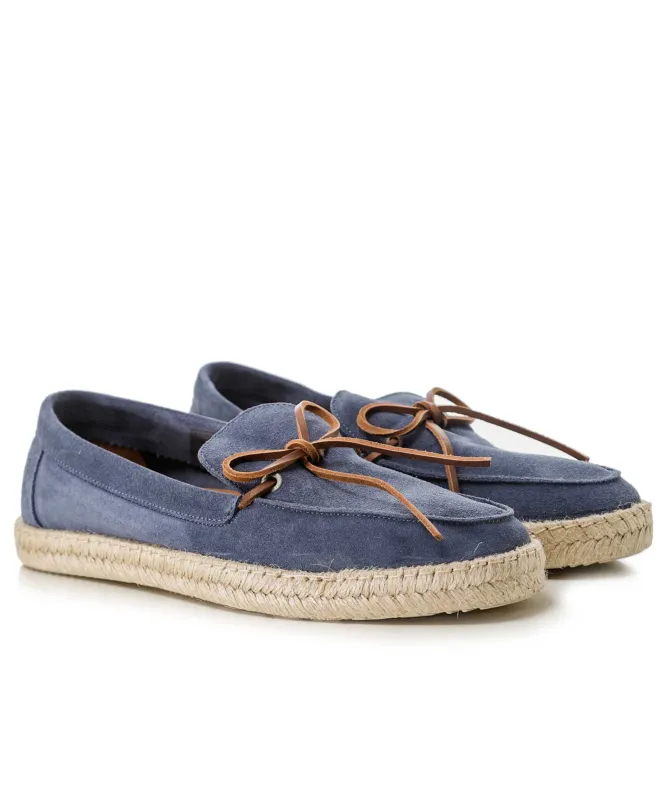 Hackett Suede Laced Espadrilles