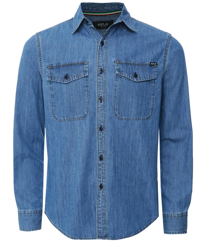 Replay Denim Pocket Shirt