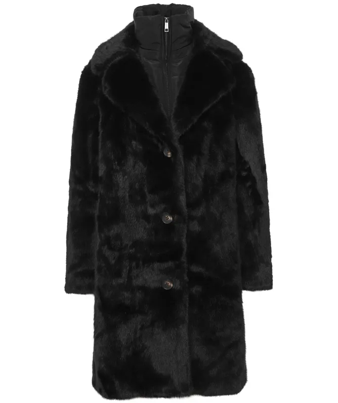Rino and Pelle Geesje Faux Fur Coat