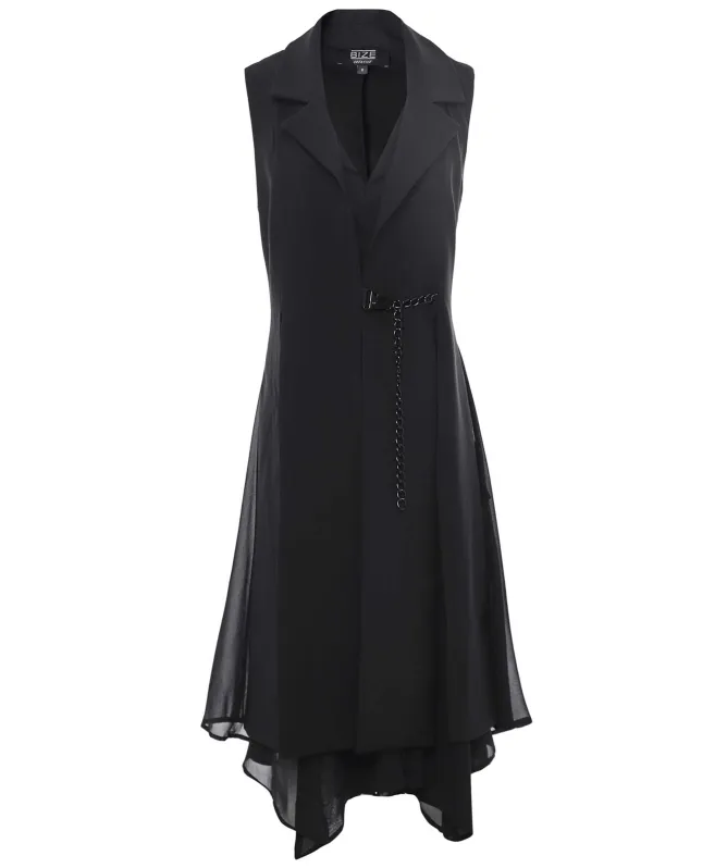 Bize Longline Sleeveless Jacket