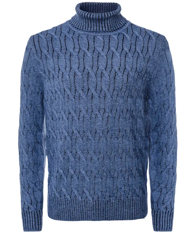 Thomas Maine Cable Roll Neck Jumper