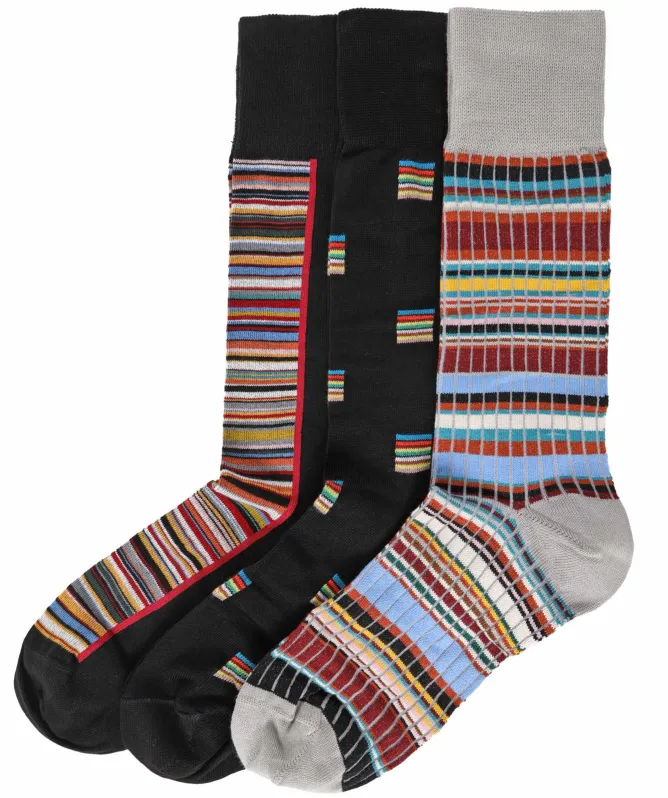 Paul Smith Signature Stripe Socks 3 Pack