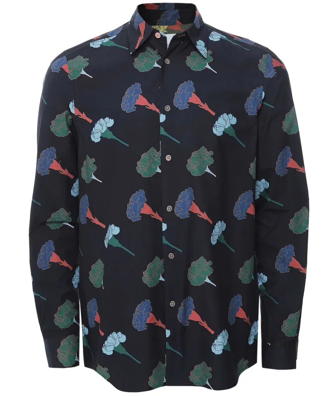 Paul Smith Regular Fit Floral Shirt