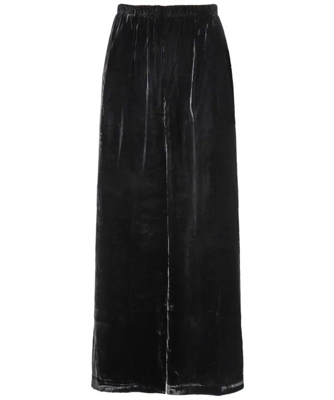 Thanny Velvet Wide Leg Trousers