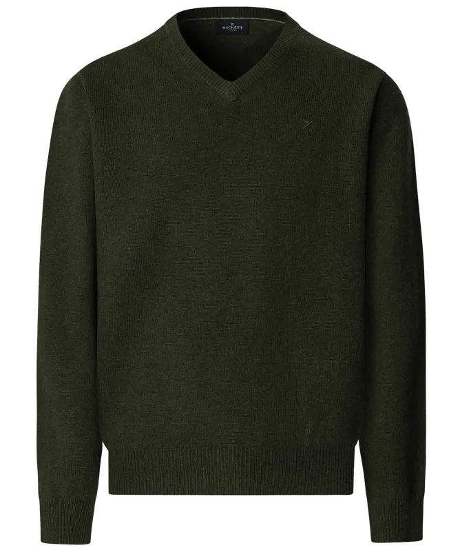 Hackett Lambswool V-Neck Jumper