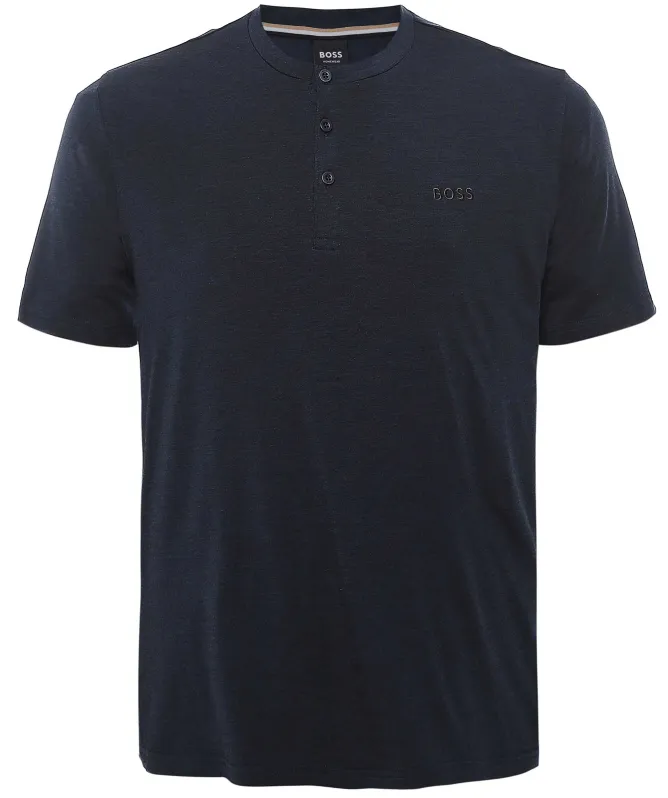 BOSS Merino Henley T-Shirt