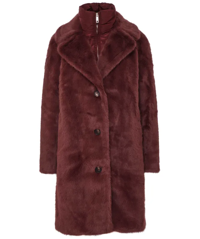 Rino and Pelle Geesje Faux Fur Coat