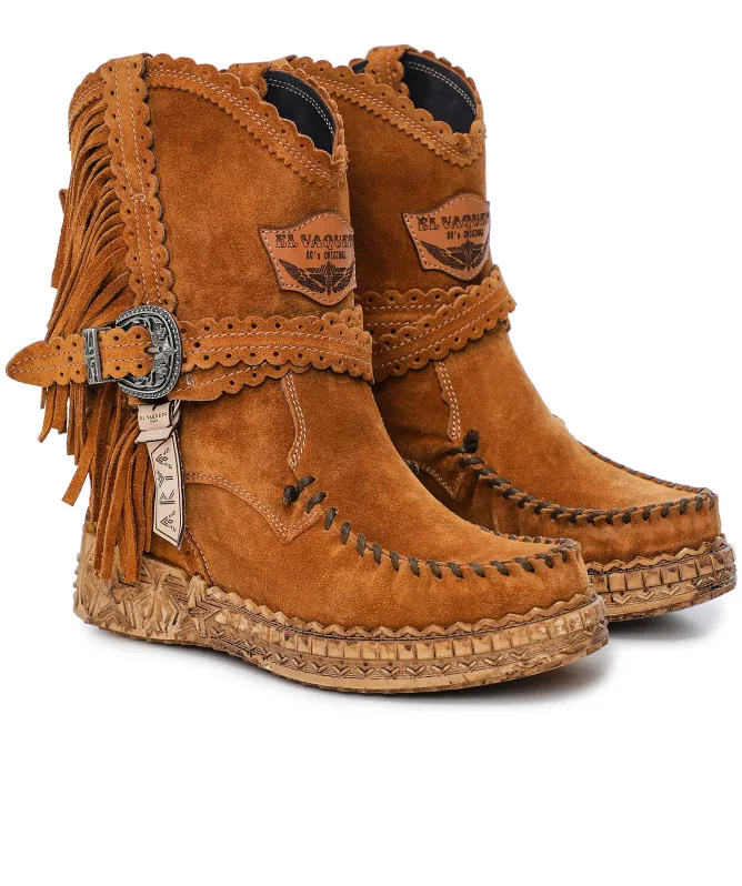 El Vaquero Arya Fringe Cowboy Boots