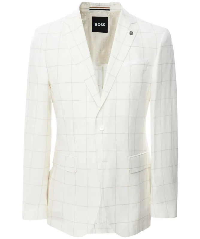 BOSS Linen Slim H-Hutson-233 Blazer