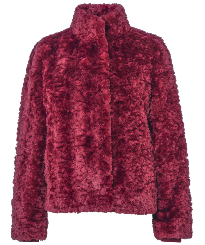 Rino and Pelle Faux Fur High Neck Jacket