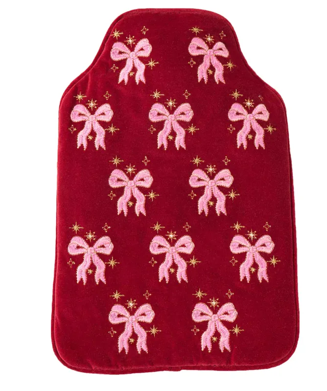 Elizabeth Scarlett Dazzling Bows Hot Water Bottle