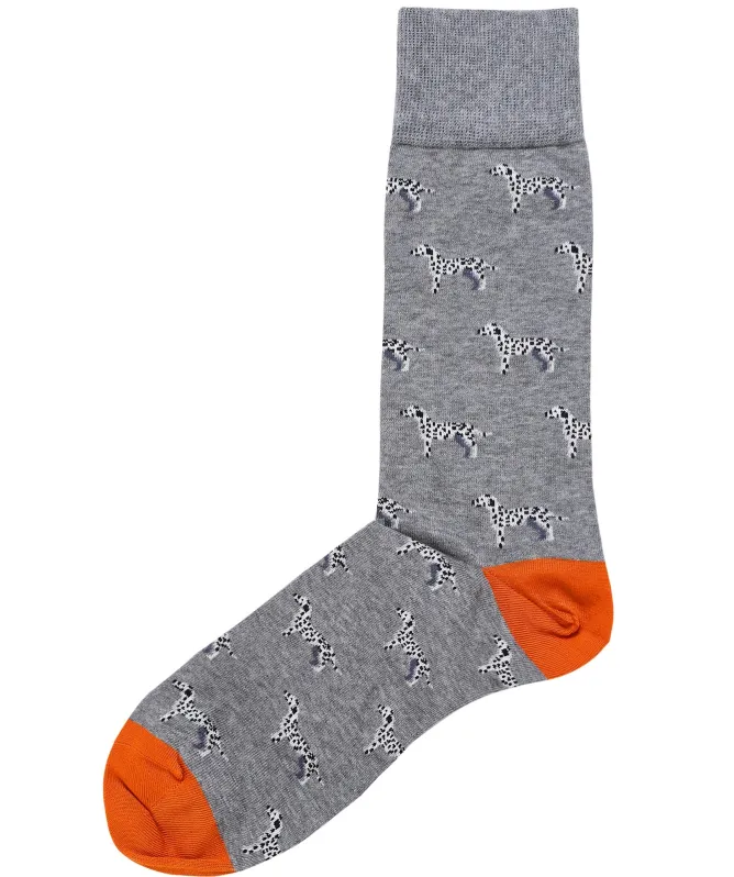 J. Blades Cotton Blend Dalmatian Socks