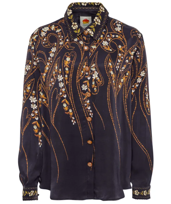 FARM Rio Garden Silhouette Shirt