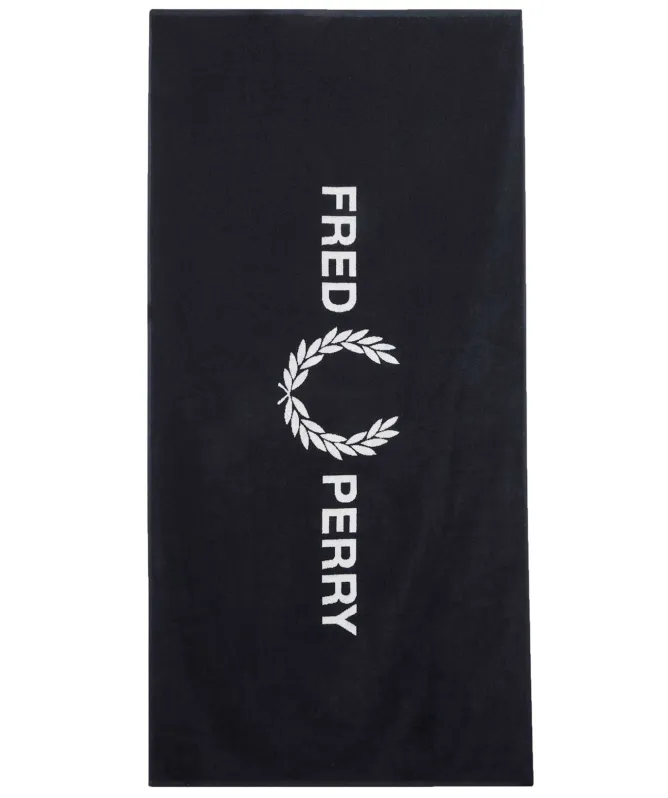Fred Perry Branded Beach Towel