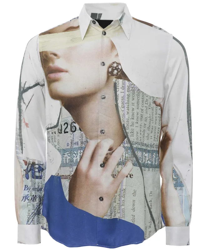 Limitato Face On Text Shirt