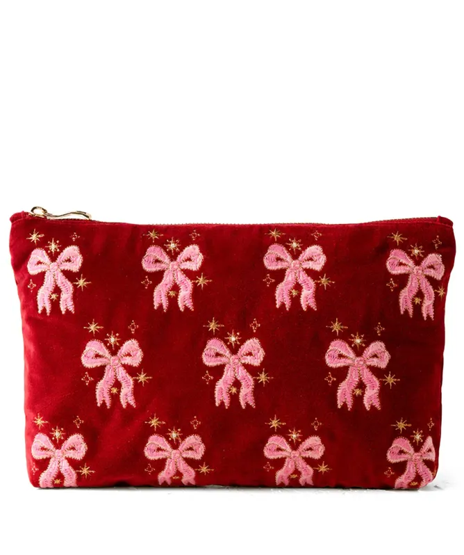 Elizabeth Scarlett Dazzling Bows Everyday Pouch