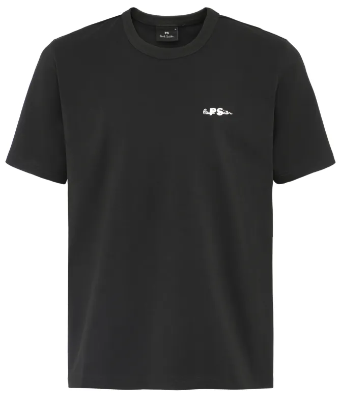 Paul Smith Logo Embroidery Cotton T-Shirt