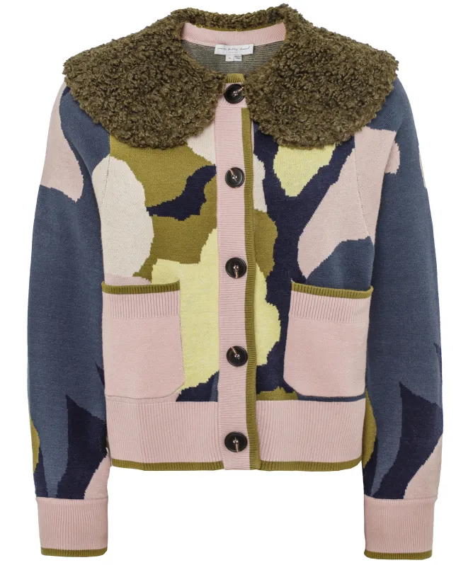 Never Fully Dressed Mara Abstract Cheryl Cardigan