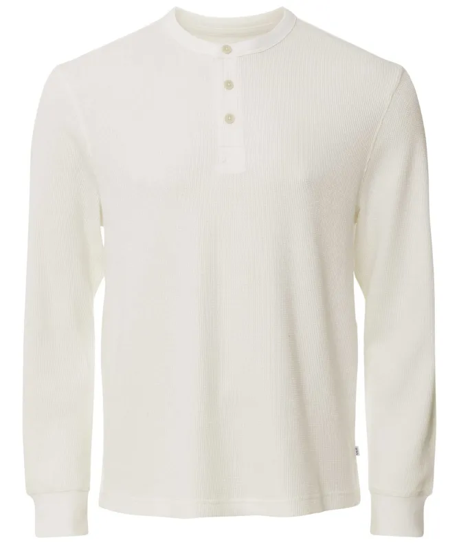 Wax London Long Sleeve Halton Henley T-Shirt