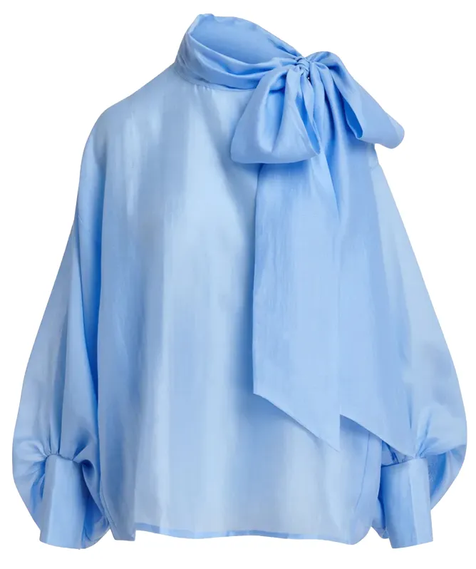 Essentiel Antwerp Karismatic Oversized Pussy-Bow Top