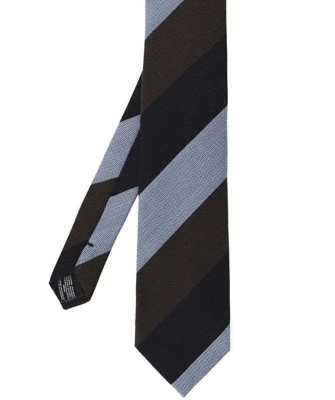 Amanda Christensen Silk Wide Stripe Tie