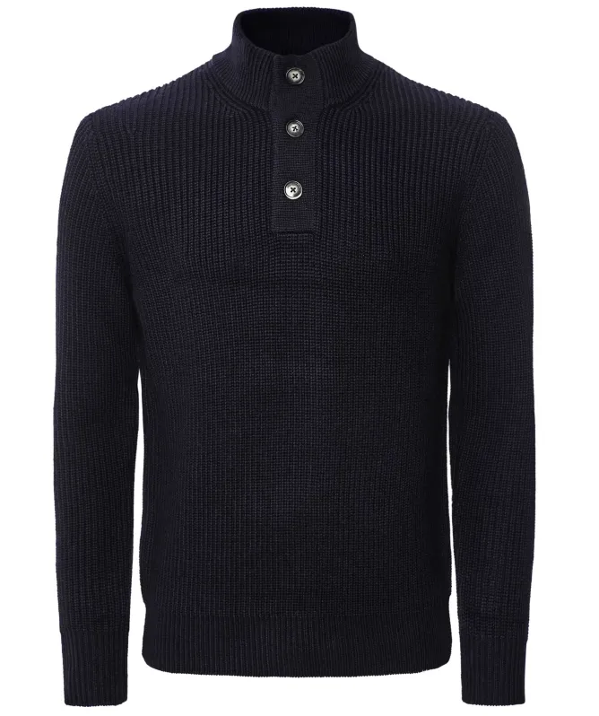 Thomas Maine Rib Knit Mock Neck Jumper