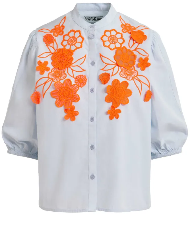 Essentiel Antwerp Jorja Appliqué Flower Shirt