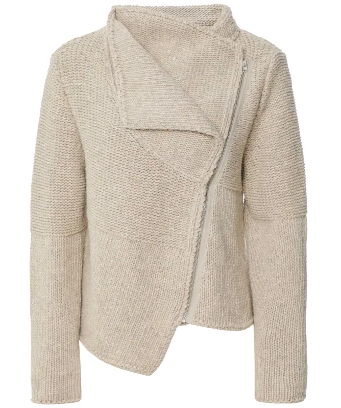 Lurdes Bergada Wool-Blend Zipper Cardigan