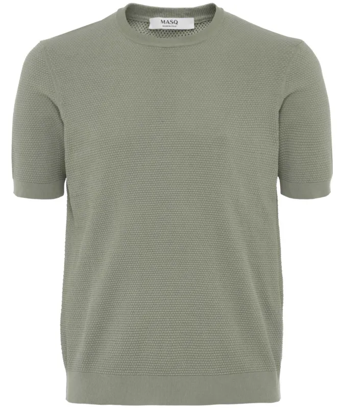 MASQ Textured Crew Sweater