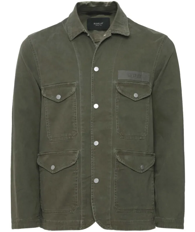 Replay Twill Pocket Overshirt