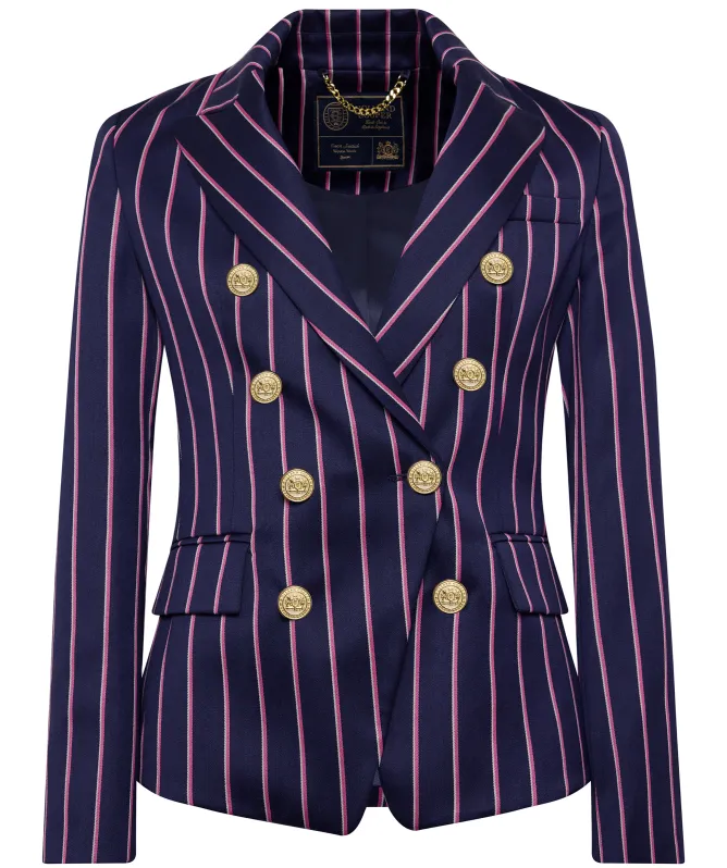 Holland Cooper Knightsbridge Wide Stripe Blazer