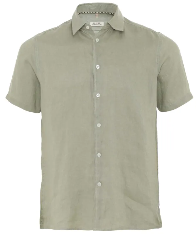 Seinse Short-Sleeve Linen Shirt