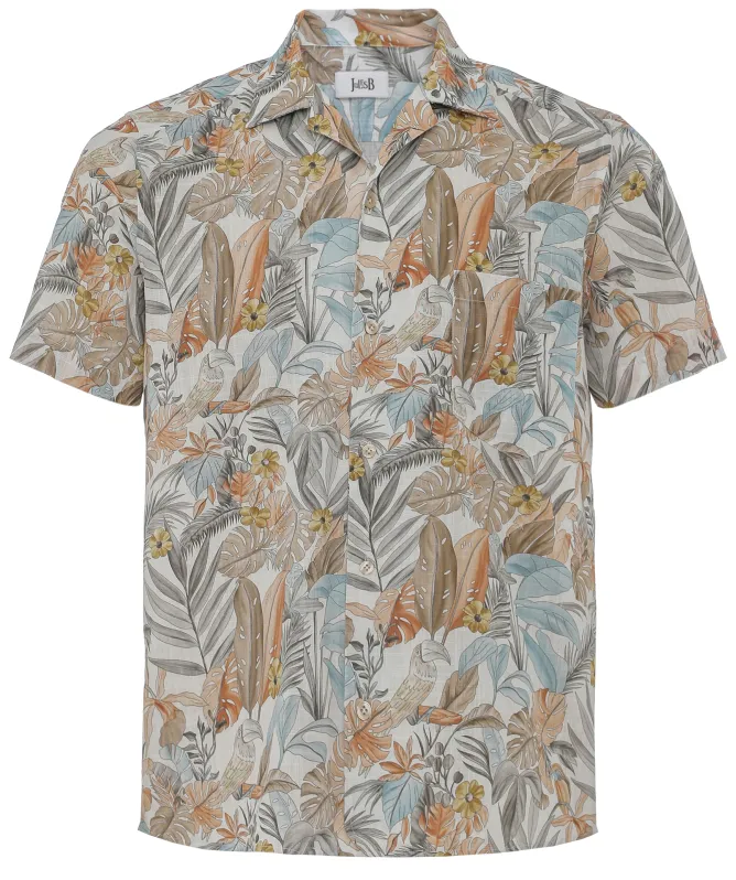 Jules B Tropical Floral Print Shirt
