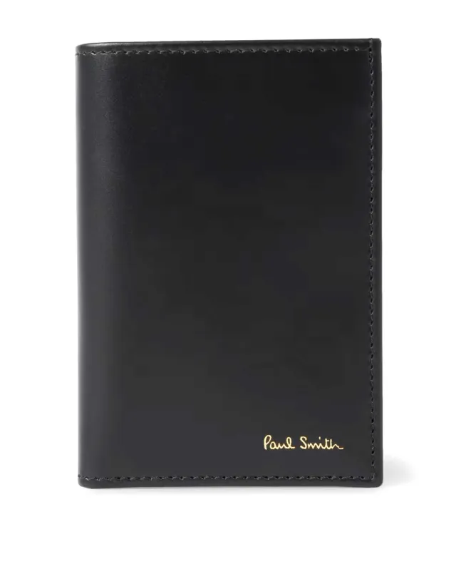 Paul Smith Leather Signature Stripe Card Wallet