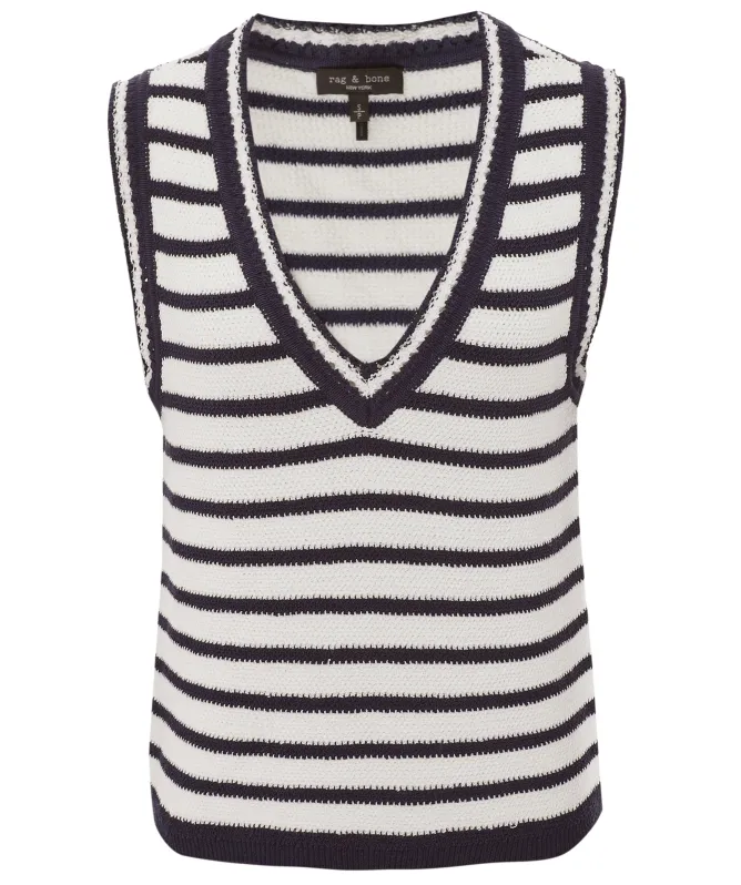 Rag and Bone Meghan Striped Vest