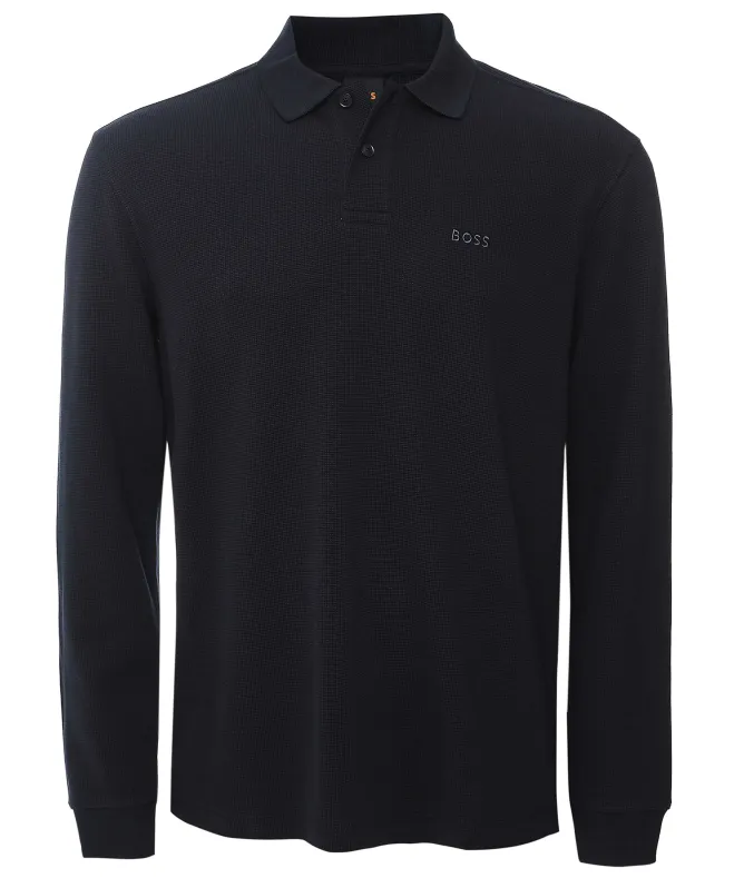 BOSS Waffle Petempestolong Polo Shirt