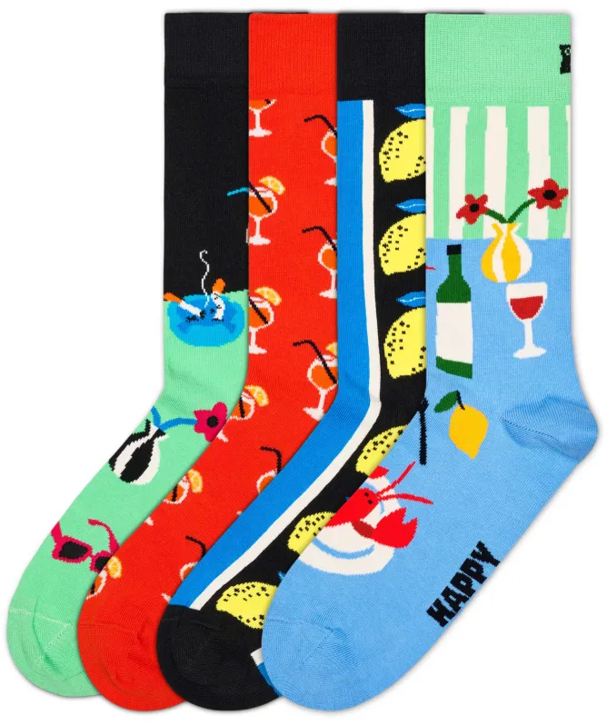 Happy Socks Fancy Dinner Socks 4 Pack