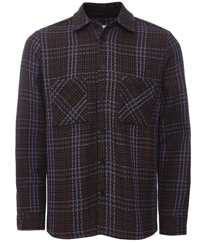 Wax London Check Whiting Overshirt